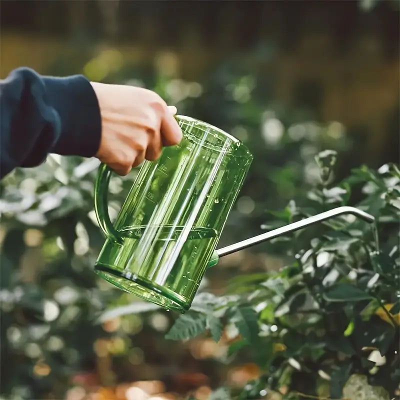 1L Watering Can with Long Reach Spout & Sprinkler