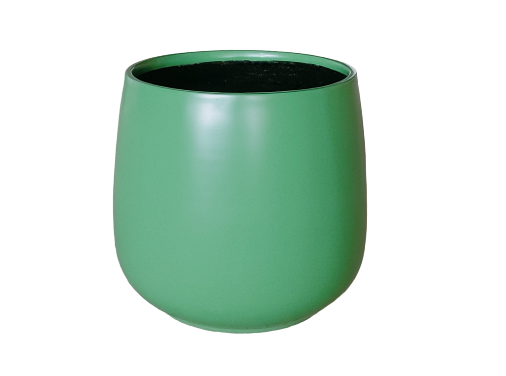 NEW Lightweight Bung Tub Planter Pot in Matt Olive