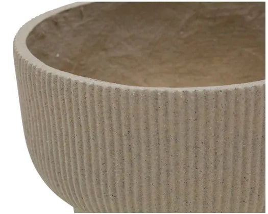 Nancy MGO Planters Textured Taupe