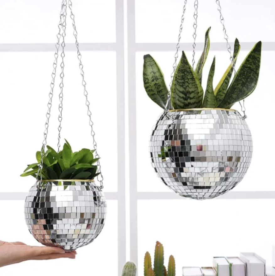 Disco Ball Planter