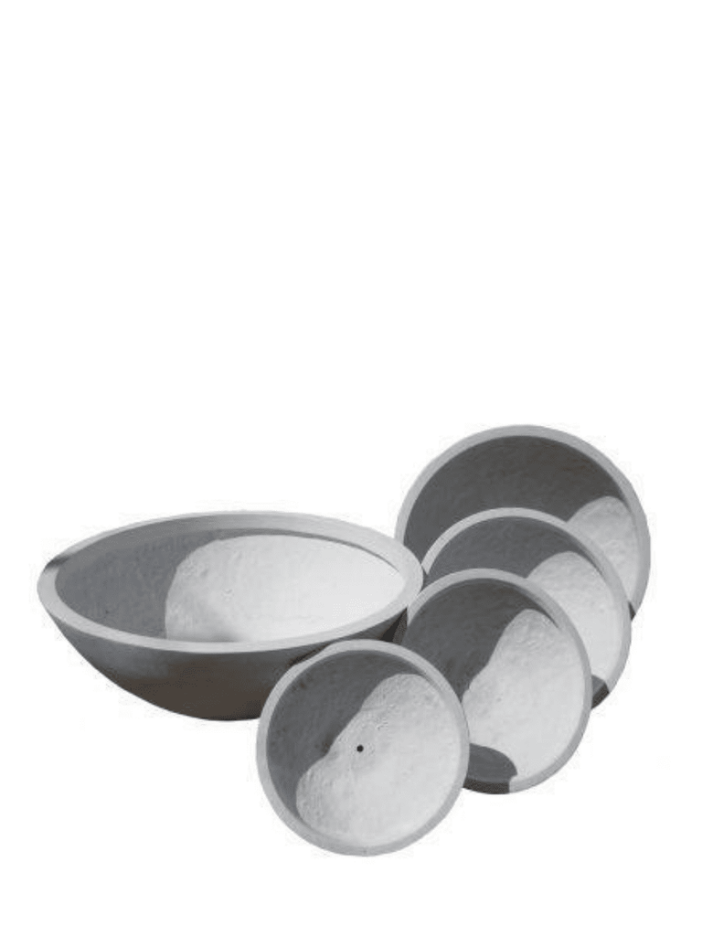 Lightweight Terrazo Low Bowl